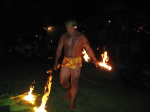 Samoan Fire Dancing