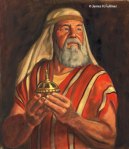 The prophet Lehi, painting by James Fullmer