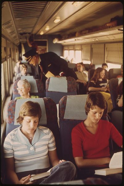 Train-Passengers-EMPIRE_BUILDER_ENROUTE_FROM_CHICAGO_TO_EAST_GLACIER..._-_NARA_-_556096