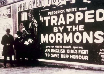 An old 1922 Hollywood silent film promoting fear and lies about Mormons.