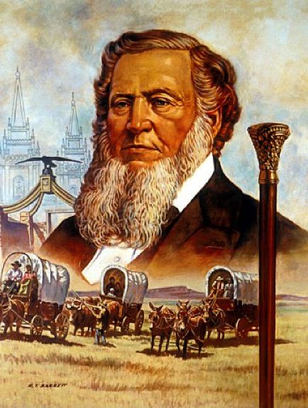 Brigham Young, painting by Robert T. Barrett