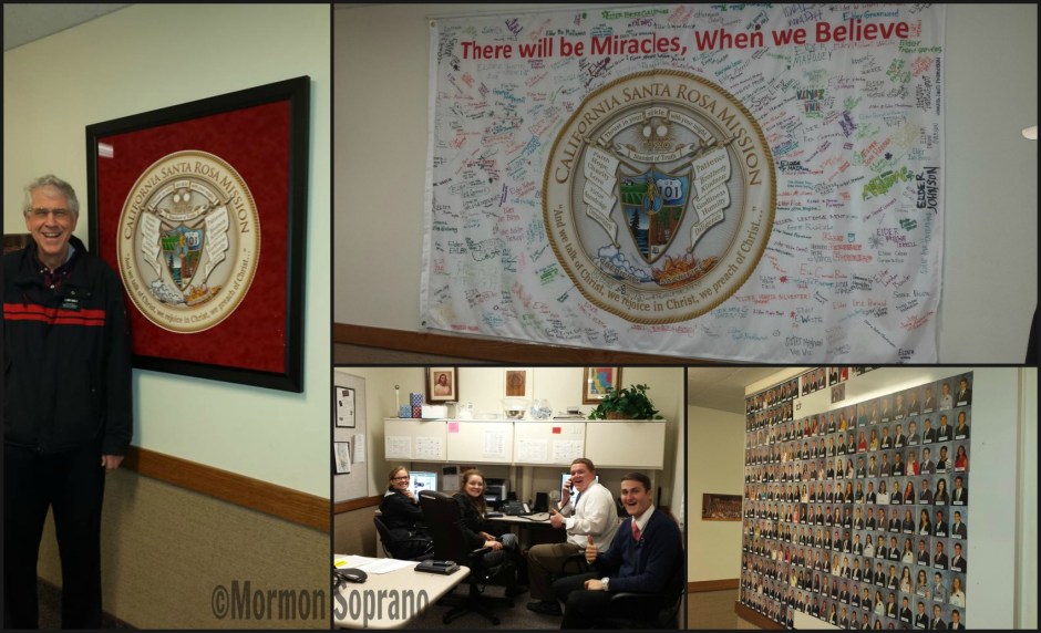 The LDS California Santa Rosa Mission office where Mom & Dad serve