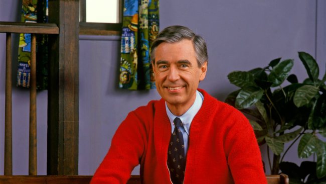 Fred Rogers, (1928-2003) host of "Mr. Rogers Neighborhood (first episode 1968-final episode 2001) 