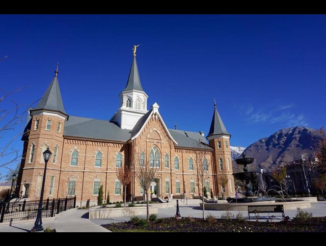 The new Provo City Temple as of Nov 2015, dedication slated for March 20, 2016 photo @KSLNews