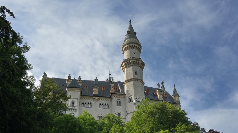 The castle as seen during the climb
