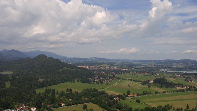 A view of the valley looking south