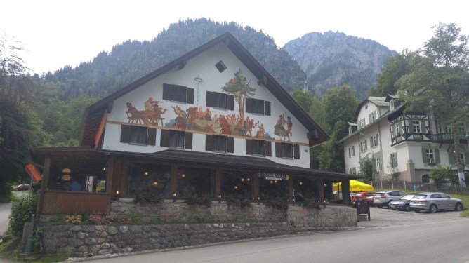 One of the many beautiful little eateries in the village