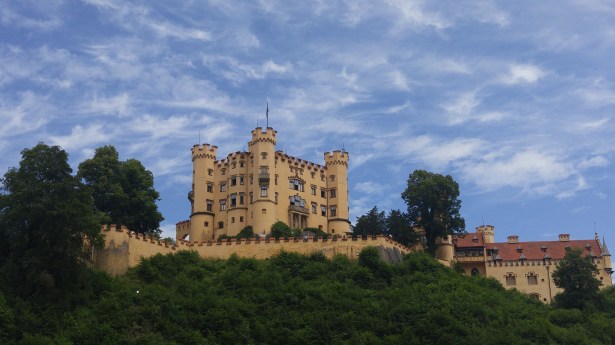 Hohenschwangau Castle is a 20 minute walk from the visitor parking lot