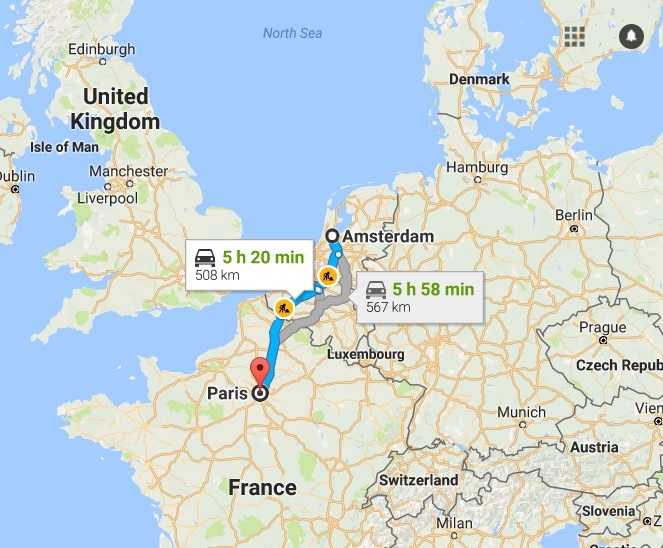 amsterdam-to-paris-map